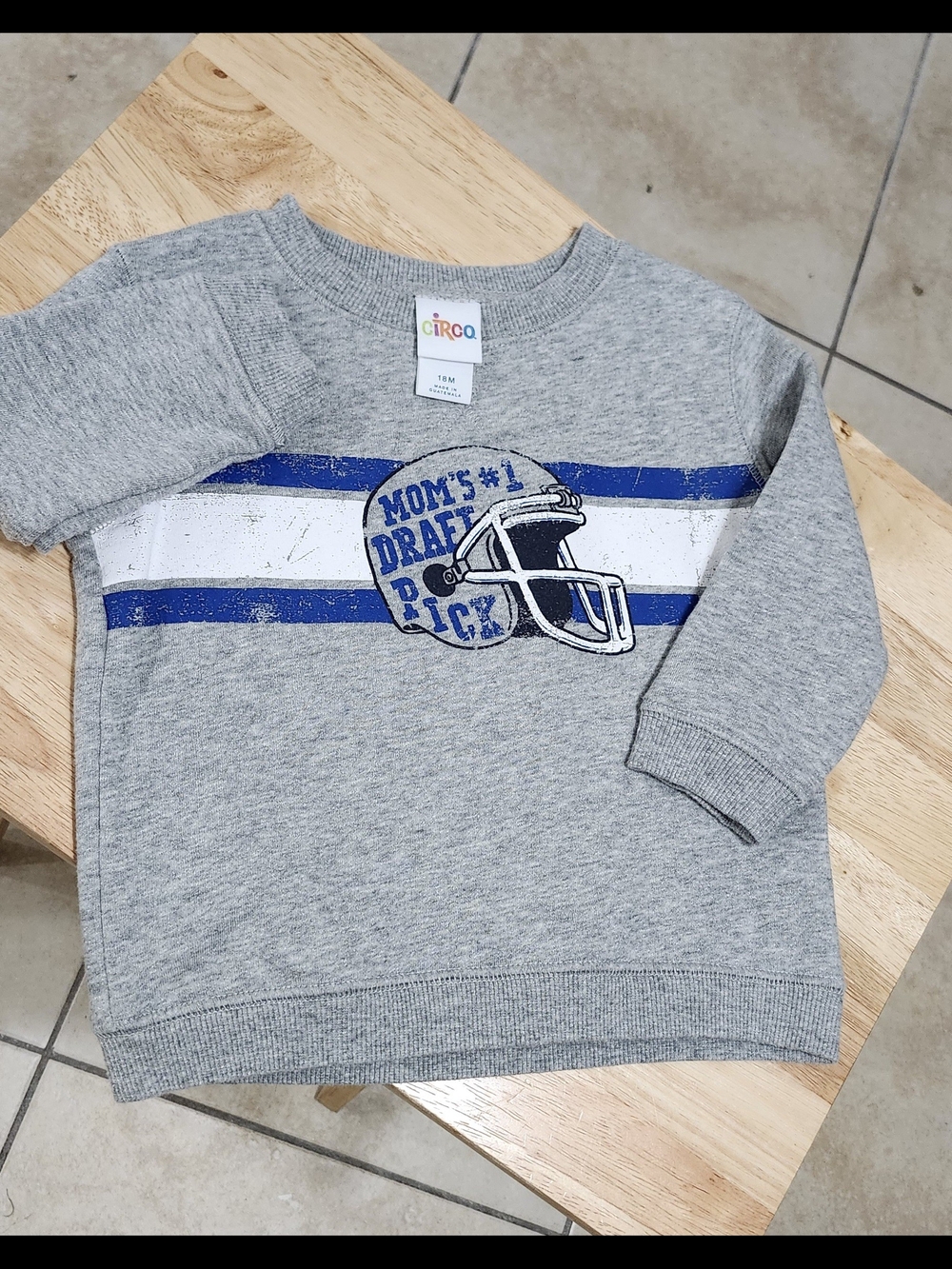 Circo Baby Boy Gray Graphic Pullover Sweatshirt 18M